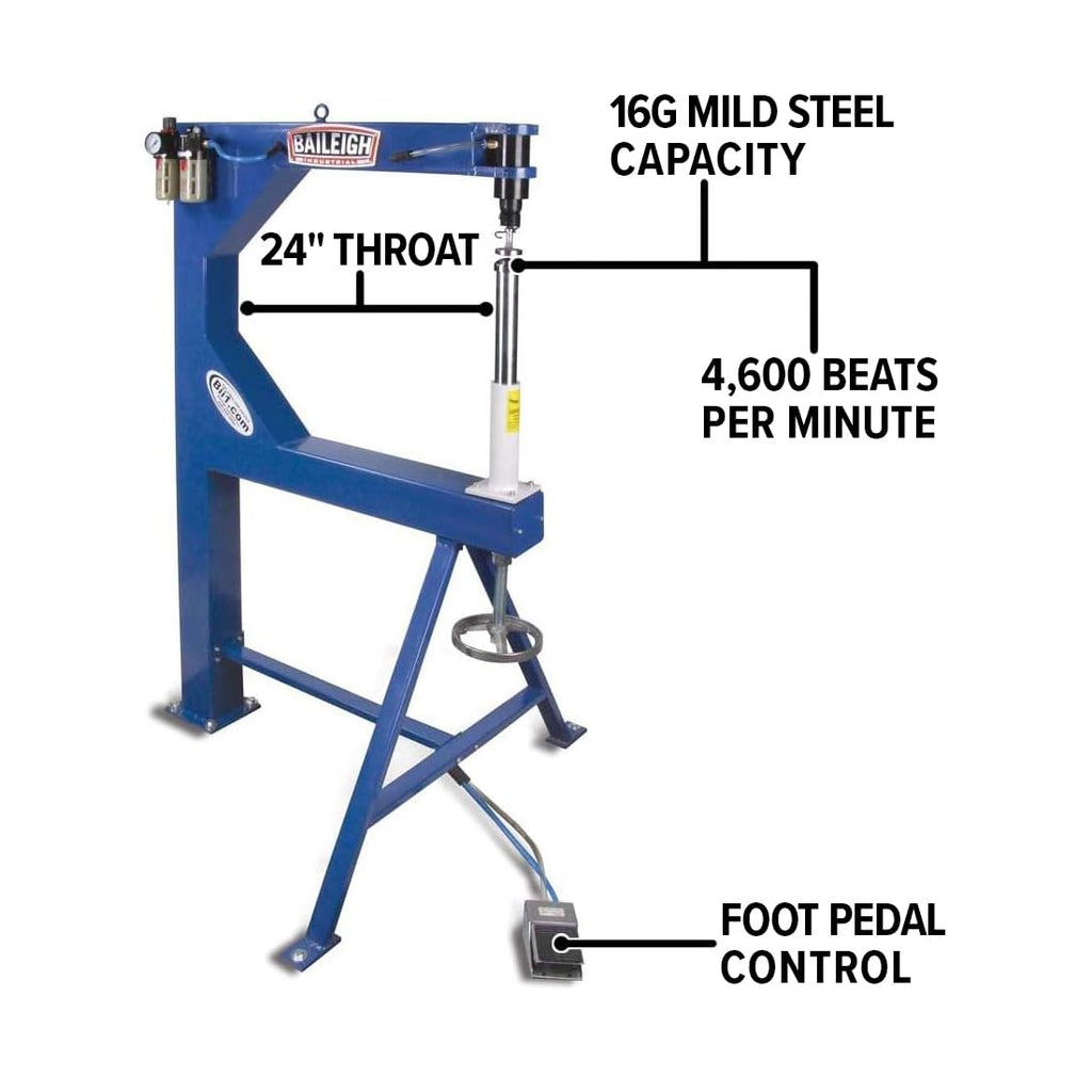 24-Inch Pneumatic Planishing Hammer D608