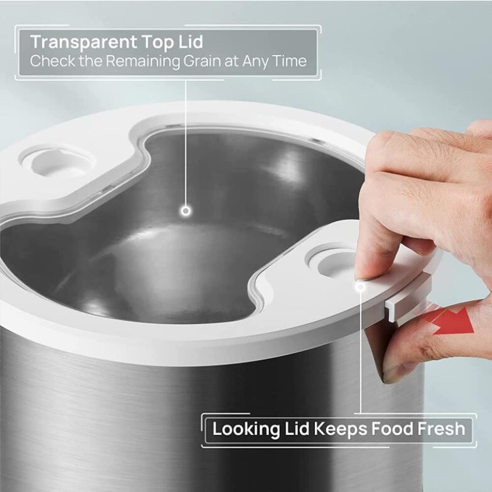Automatic 4.5 Liters Dry Food Dispenser 2L Water D50374