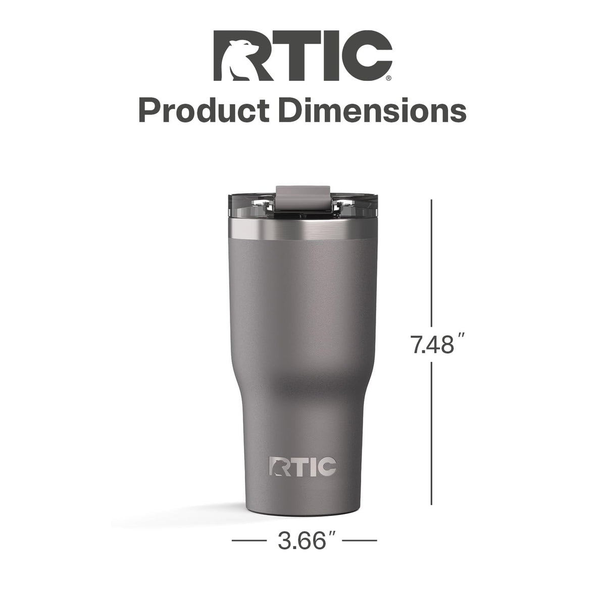 20oz Ceramic Lined Tumbler with Lid F615