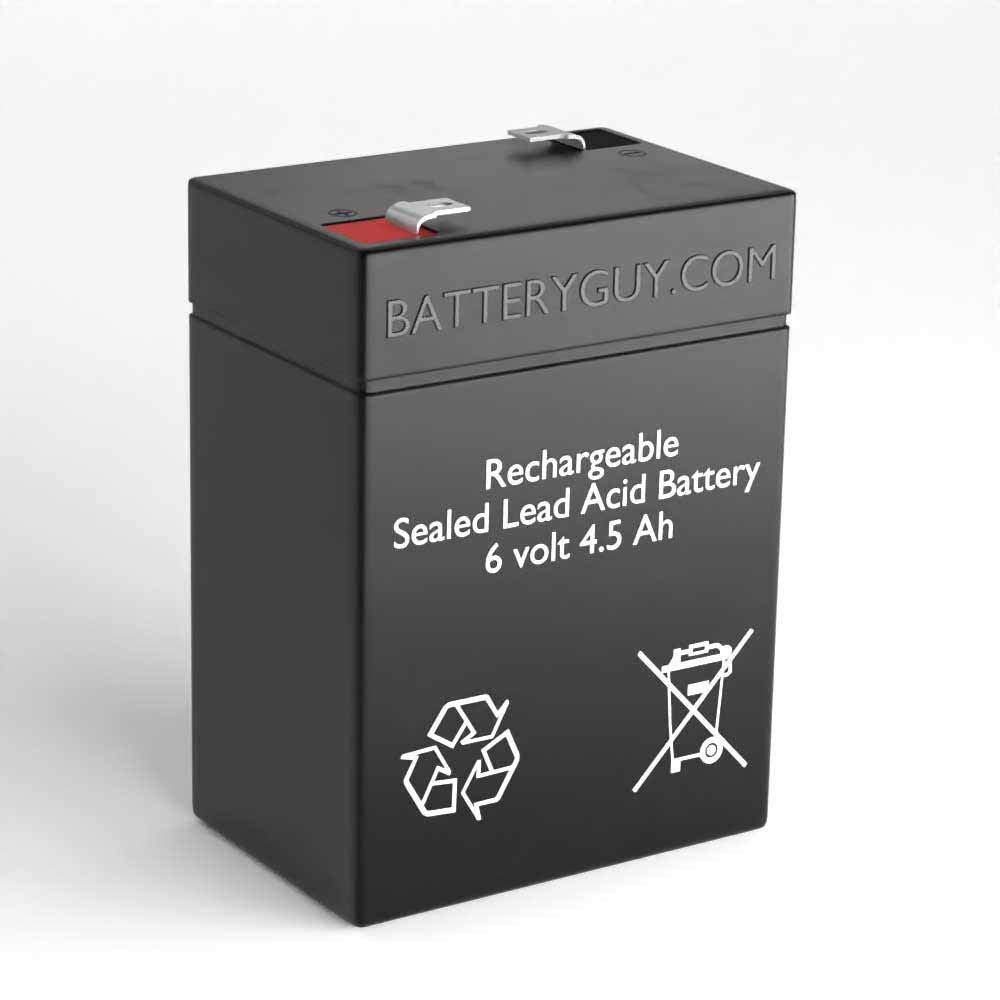 6V 4.5Ah SLA Rechargeable Batteries Qty of 2 T166602