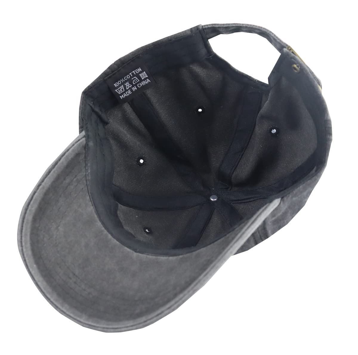 Adjustable Washed Embroidered Vintage Cotton Baseball Cap X30354