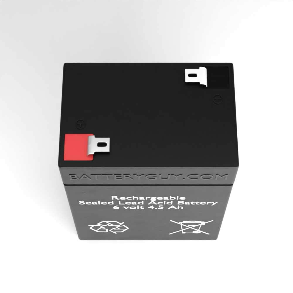 6V 4.5Ah SLA Rechargeable Batteries Qty of 2 T166602