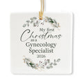 Ceramic 3-inch Square Ornament H72745