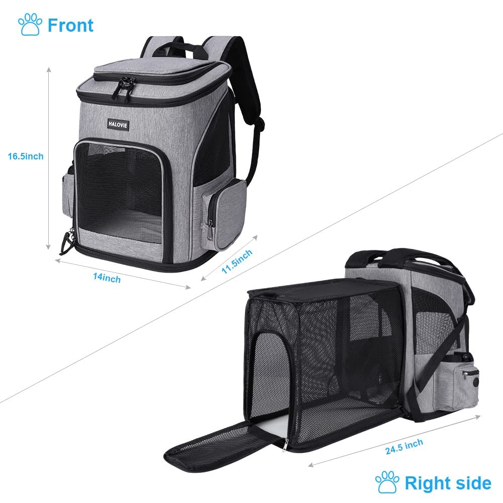 Expandable Breathable Mesh Pet Carrier Backpack Z132