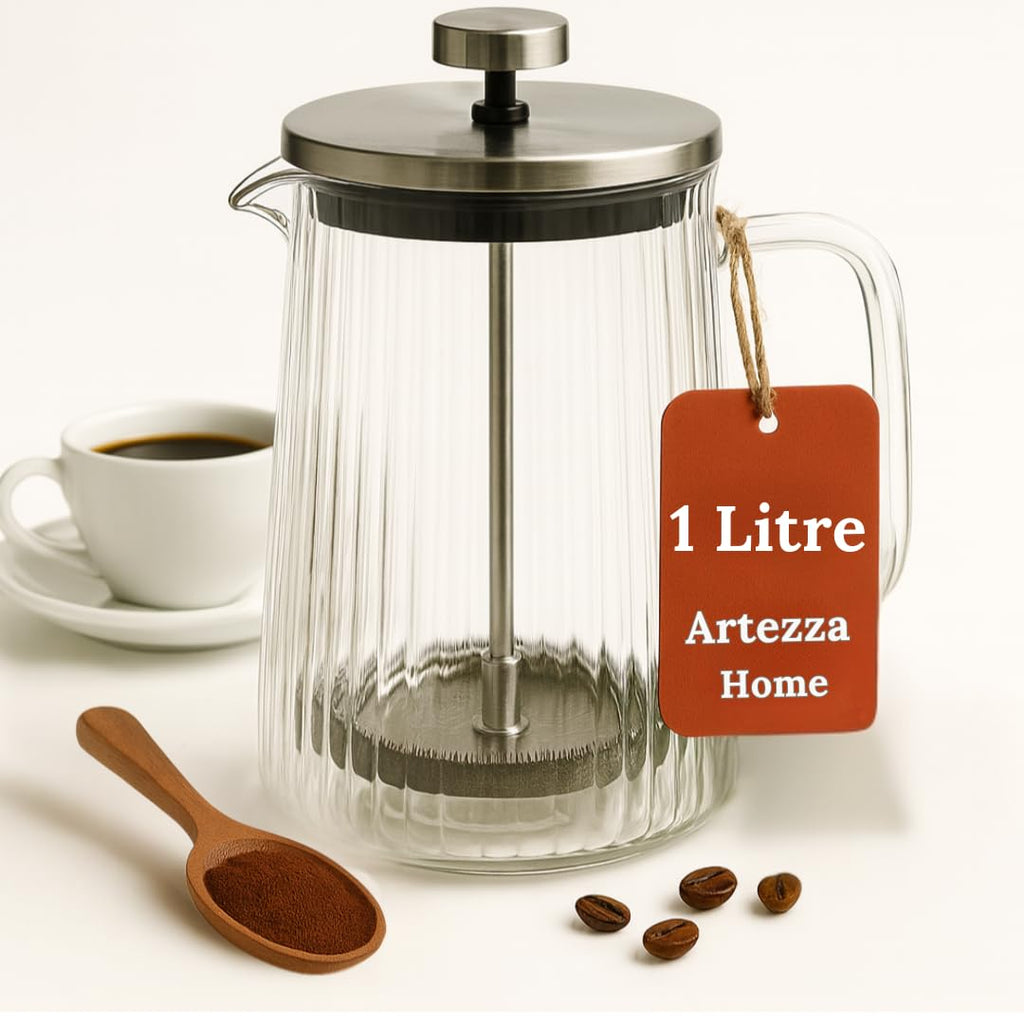 Glass French Press Coffee Maker 34oz O2517
