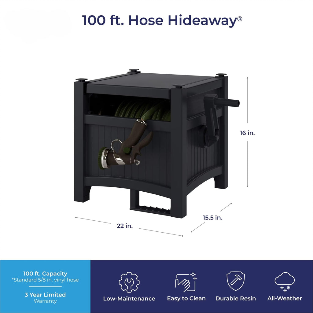 Garden Hose Reel Storage Cabinet J41108