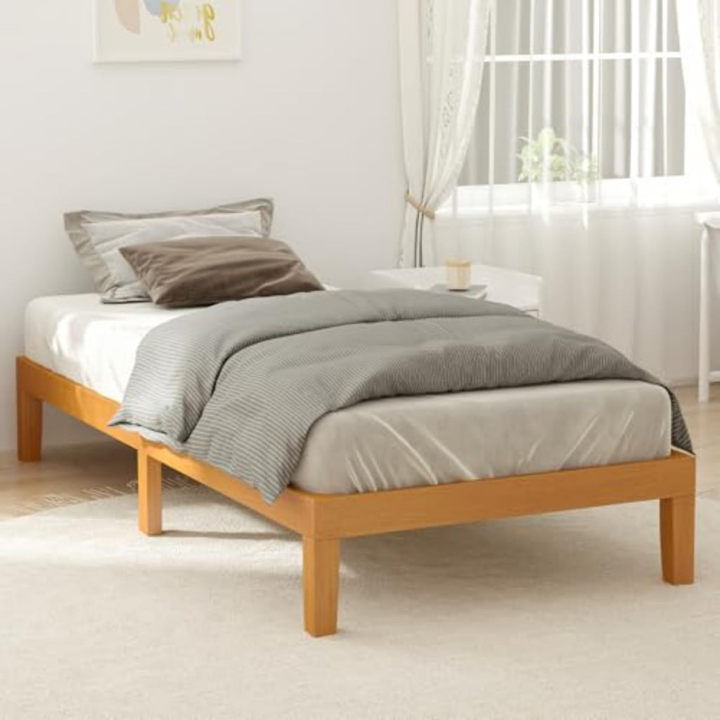 Twin Size 12 Inch Wood Platform Bed Frame Z740