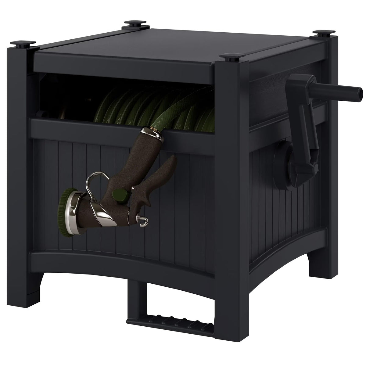 Garden Hose Reel Storage Cabinet J41108