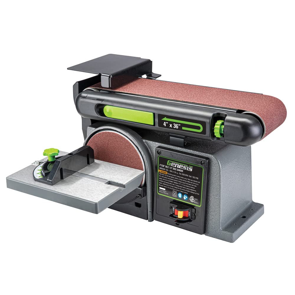 4 x 36-Inch Belt & 6-Inch Disc Benchtop Sander I628
