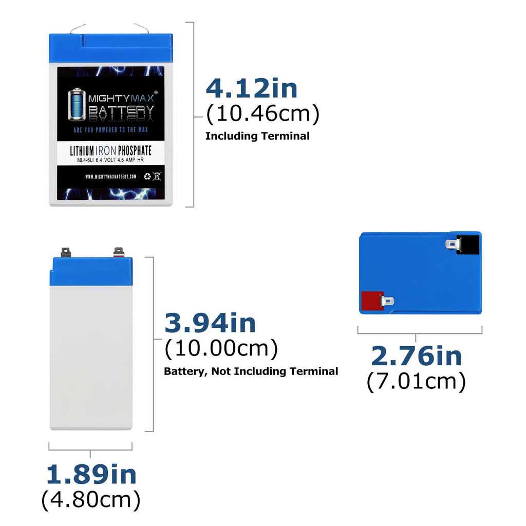 6V 4.5AH Lithium Replacement Battery I562
