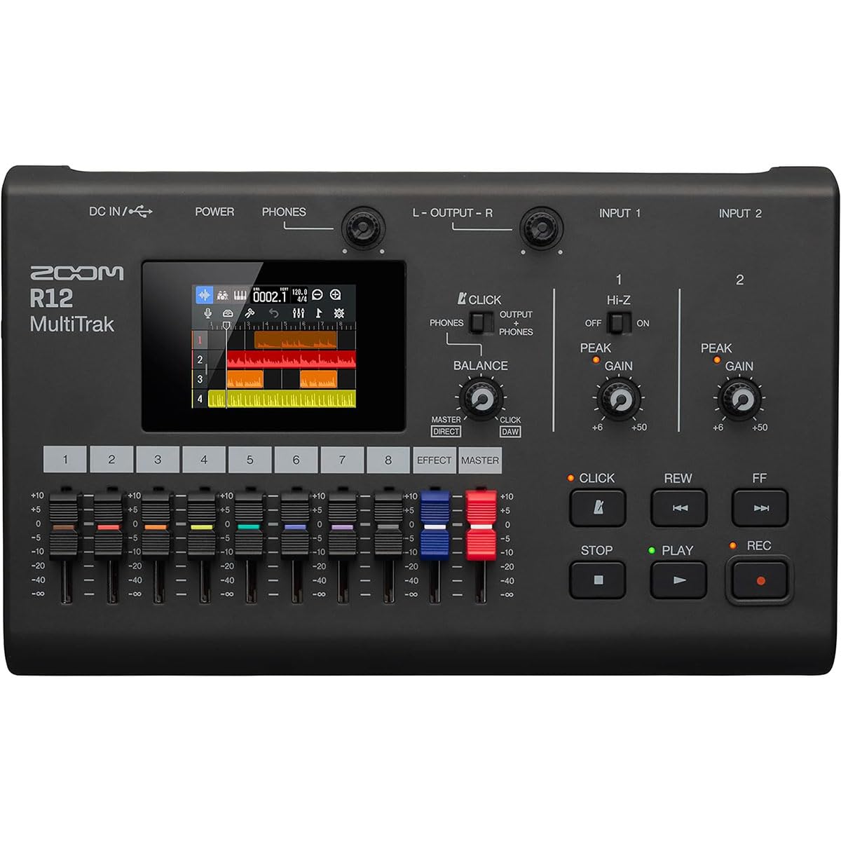 Portable Digital Recorder and Control Surface with Studio Monitor Headphones H4641