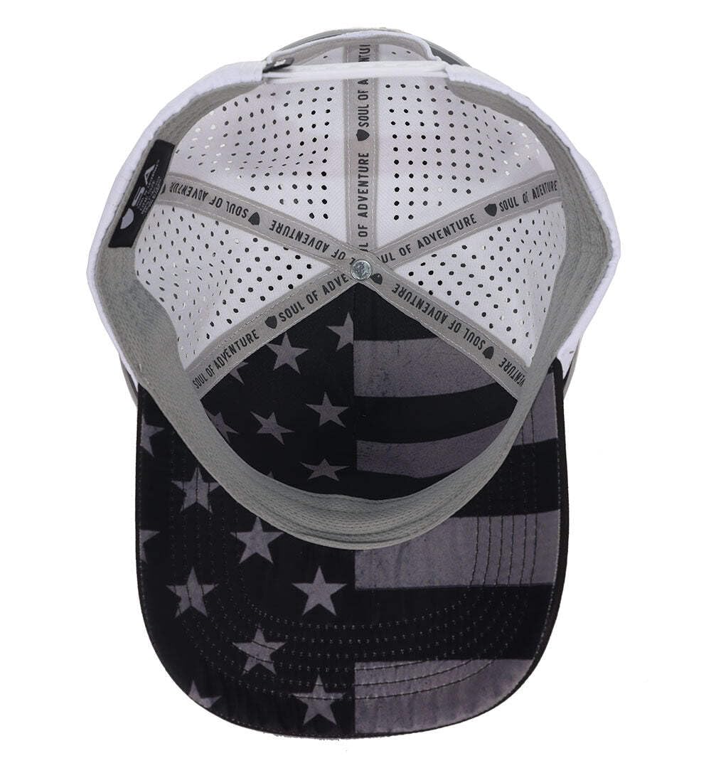White/Black Trucker Hat C254356