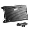 500W Peak 2-Ohm Stable 2-Channel Car Audio Amplifier with Remote Subwoofer Level Control D808719