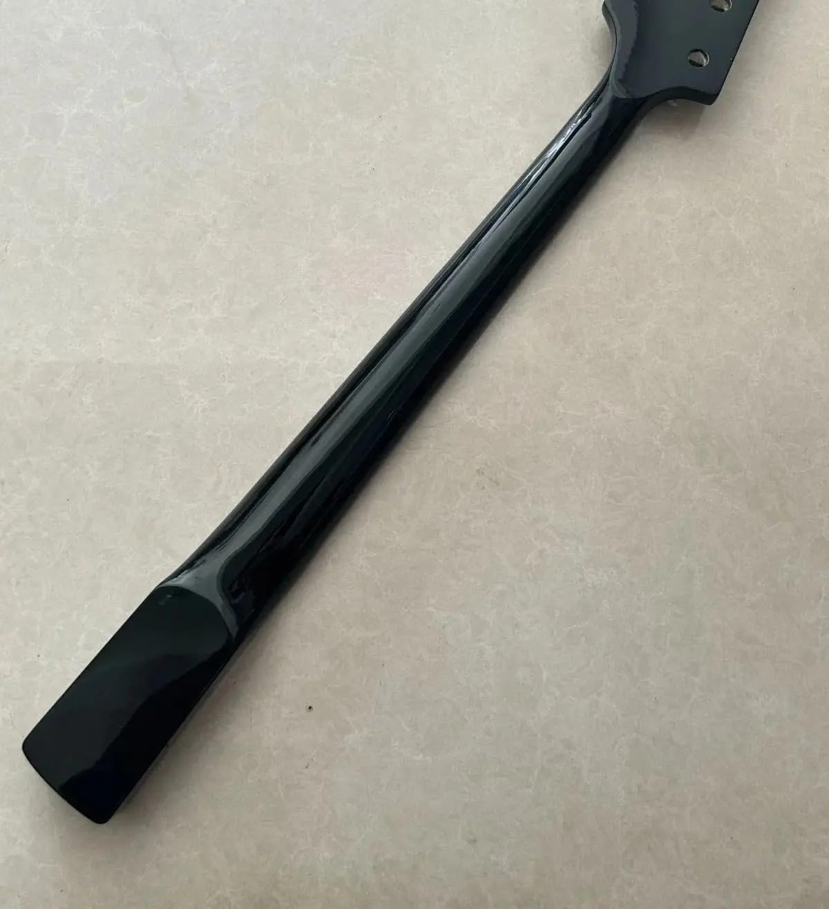 30 Inch Fretless Bass Neck Gloss Black Maple Rosewood Fretboard D241