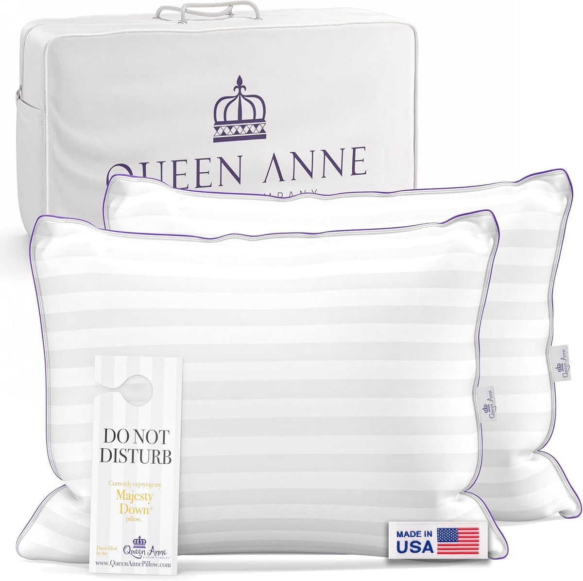 King Size Bed Pillows Set of 2 W6190