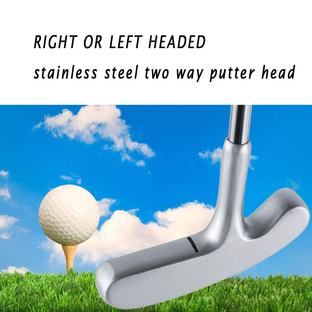 Golf Putter 35" Two-Way Head Rubber Grip F217