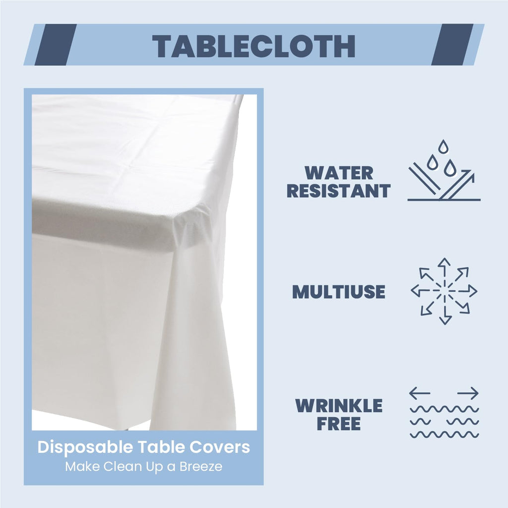 6FT Folding Picnic Table with Tablecloth K37691