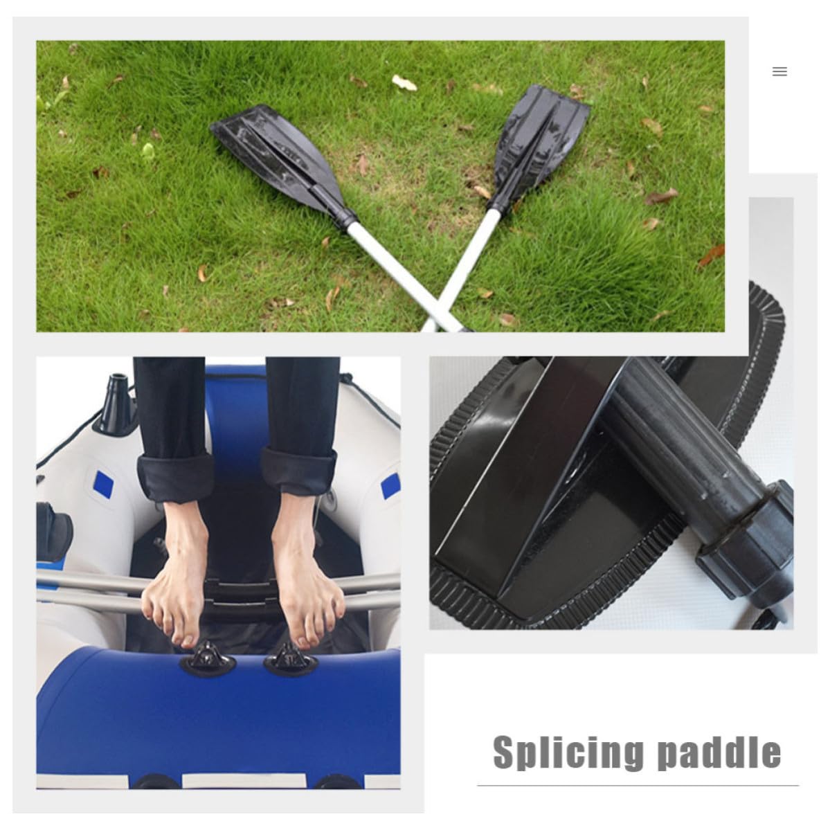 2pcs Adjustable Aluminum Alloy Kayak Paddle Set S378
