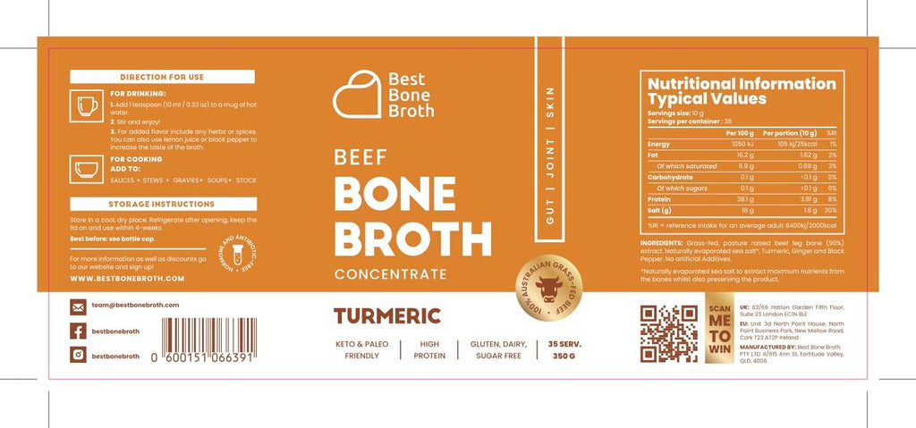 Grass Fed Beef Bone Broth Concentrate C636