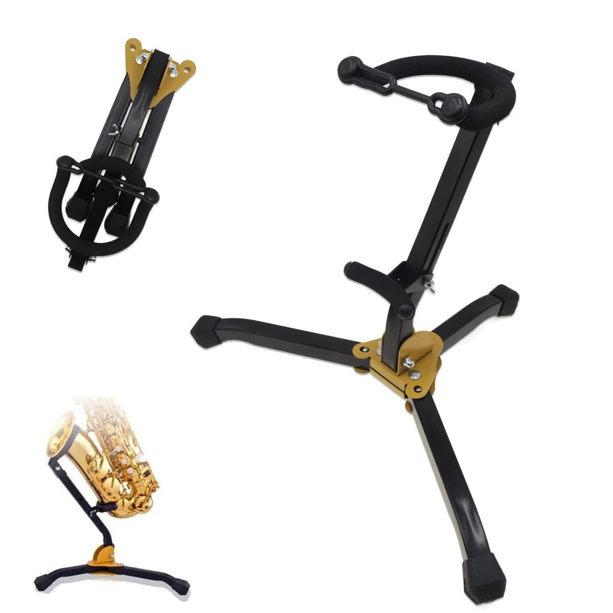 Folding Alto Tenor Saxophone Stand M37562