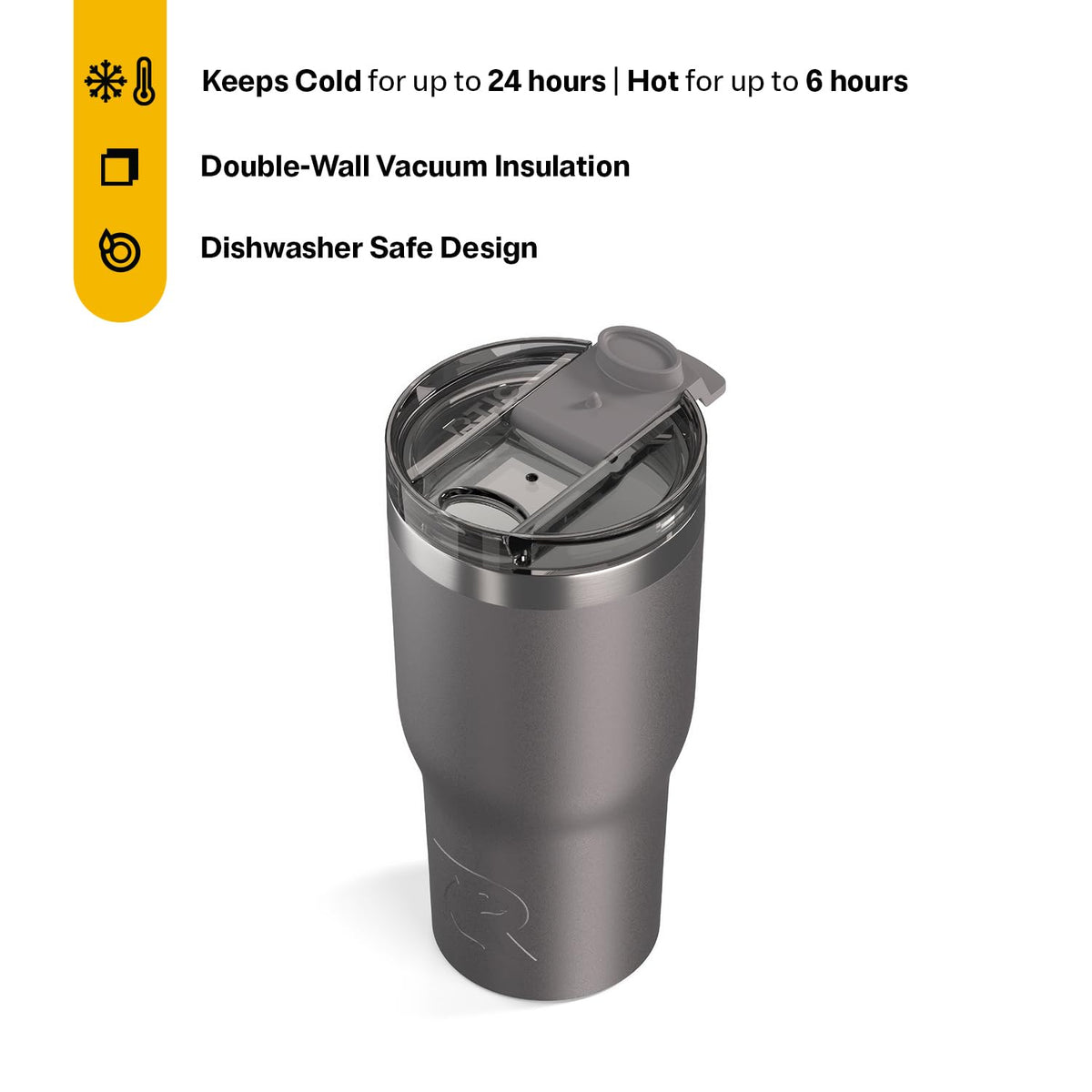 20oz Ceramic Lined Tumbler with Lid F615