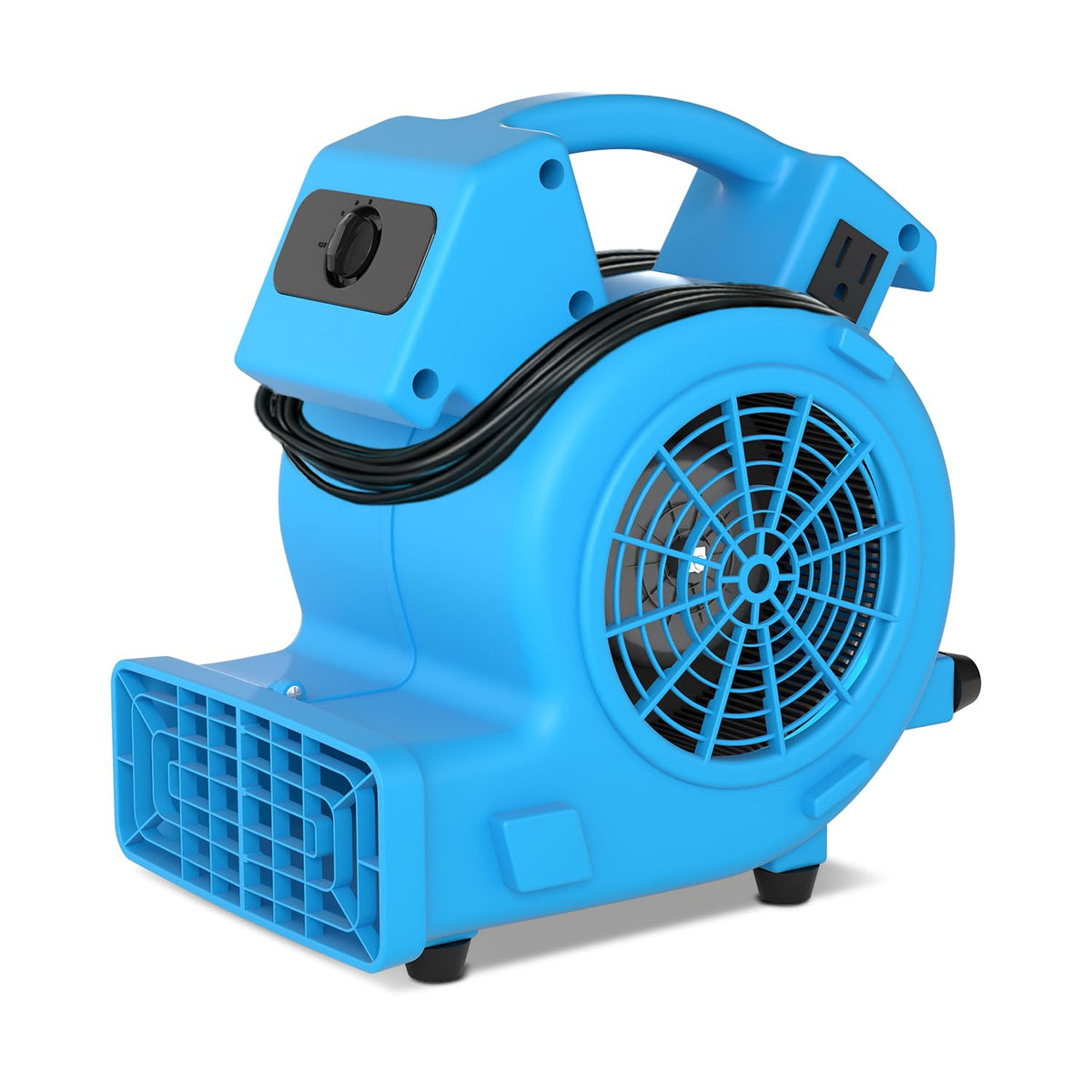 600 CFM Portable Air Mover Blower Fan with 3 Speeds K8981