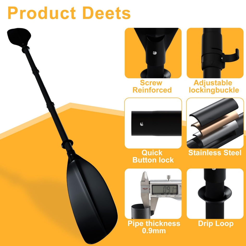 Adjustable 60-90 Inch Kayak Paddle T632