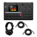 Portable Digital Recorder and Control Surface with Studio Monitor Headphones H4641