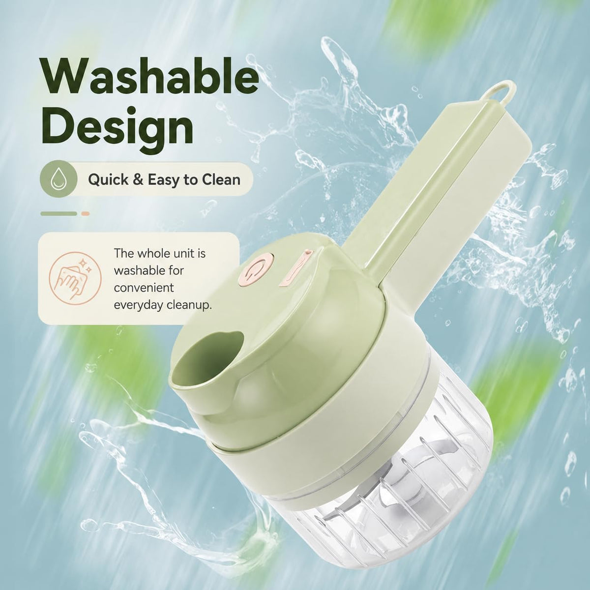 4 in 1 Handheld Electric Vegetable Cutter A316566