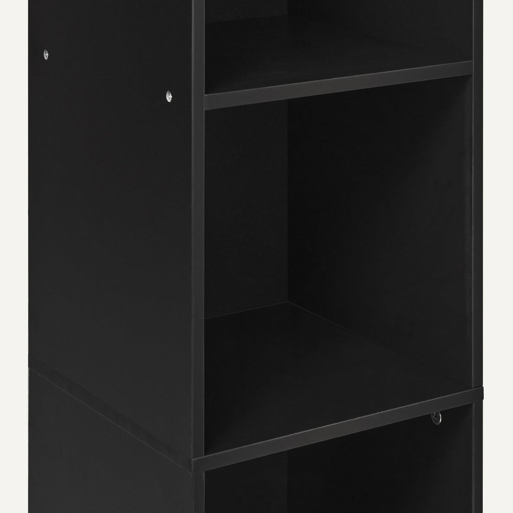5 Cube Black Bookcase P602560