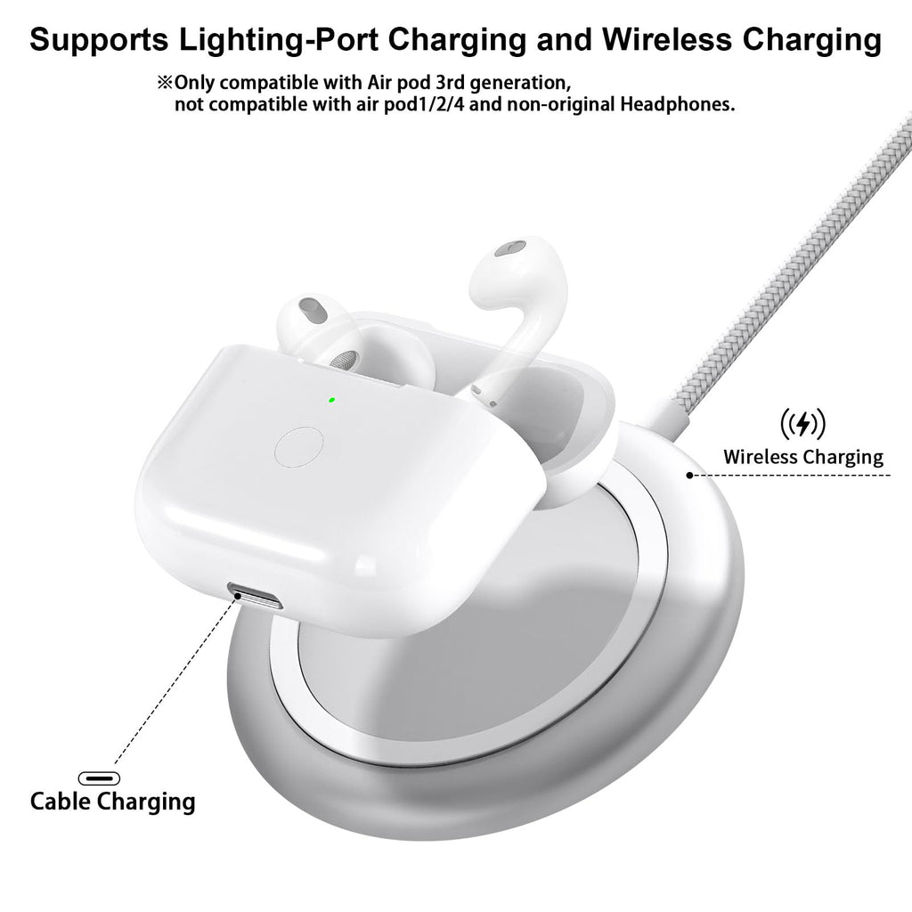 Wireless Charging Case Replacement with Bluetooth Pairing Sync Button O91683