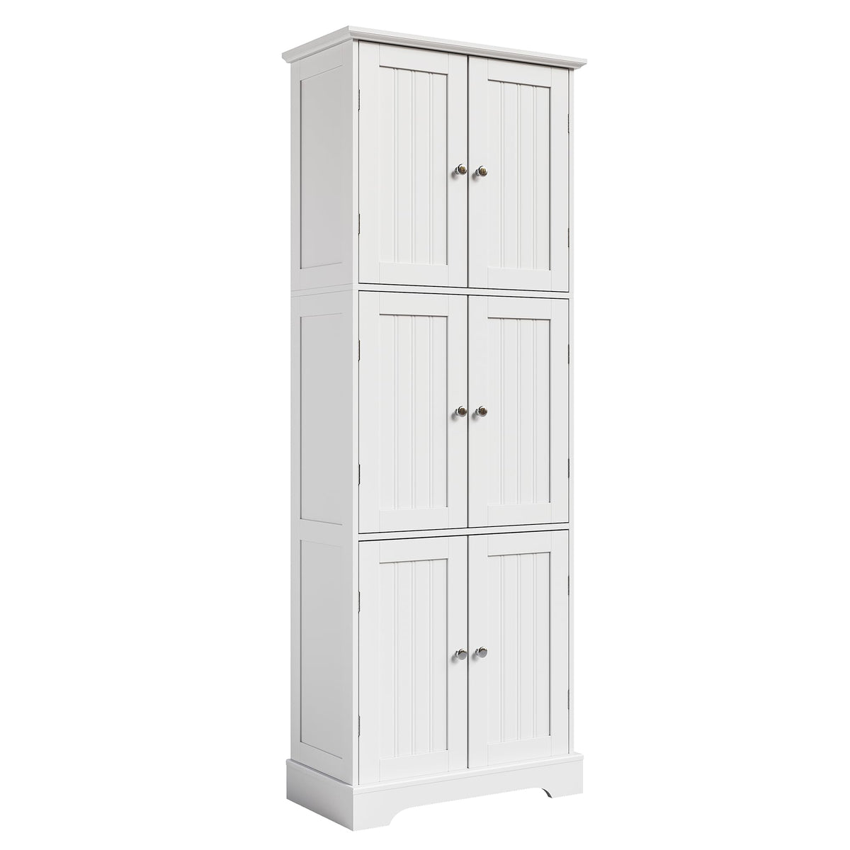 63.2" Tall Bathroom Storage Cabinet with 6 Doors W180930