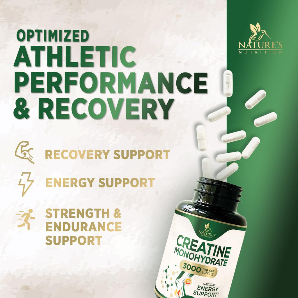 Micronized Creatine Monohydrate 3000mg 120 Capsules R30182
