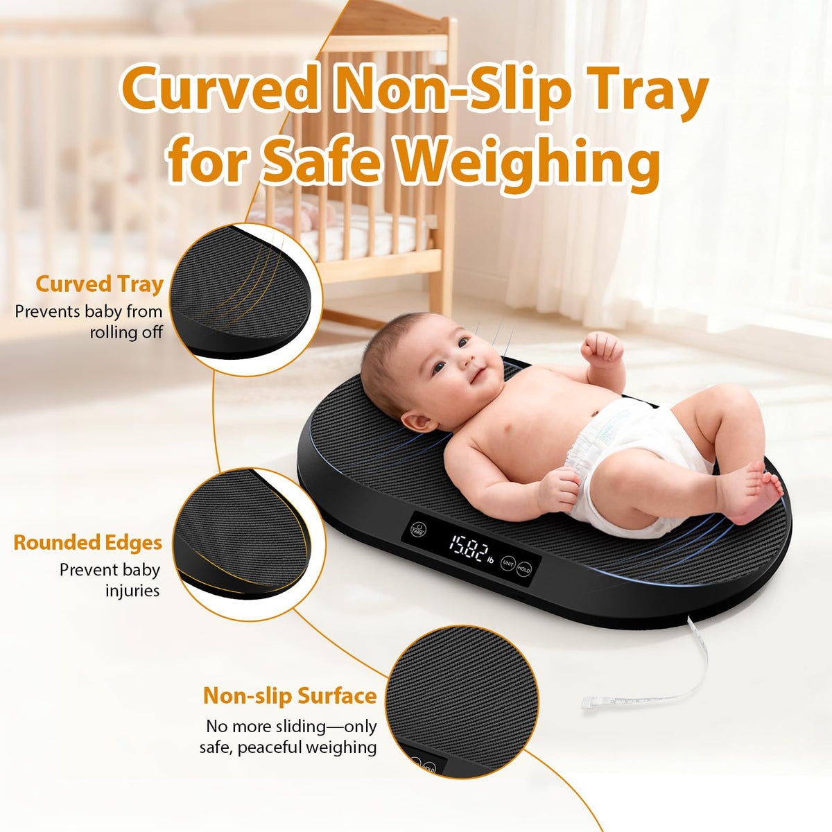 88lb Baby Scale with 60" Tape W16951