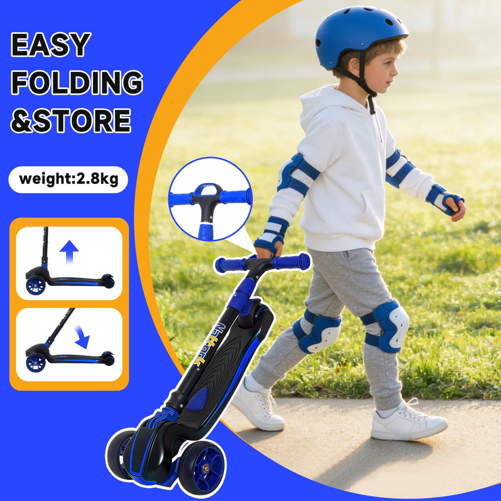 Kids 3-Wheel Foldable Kick Scooter J916