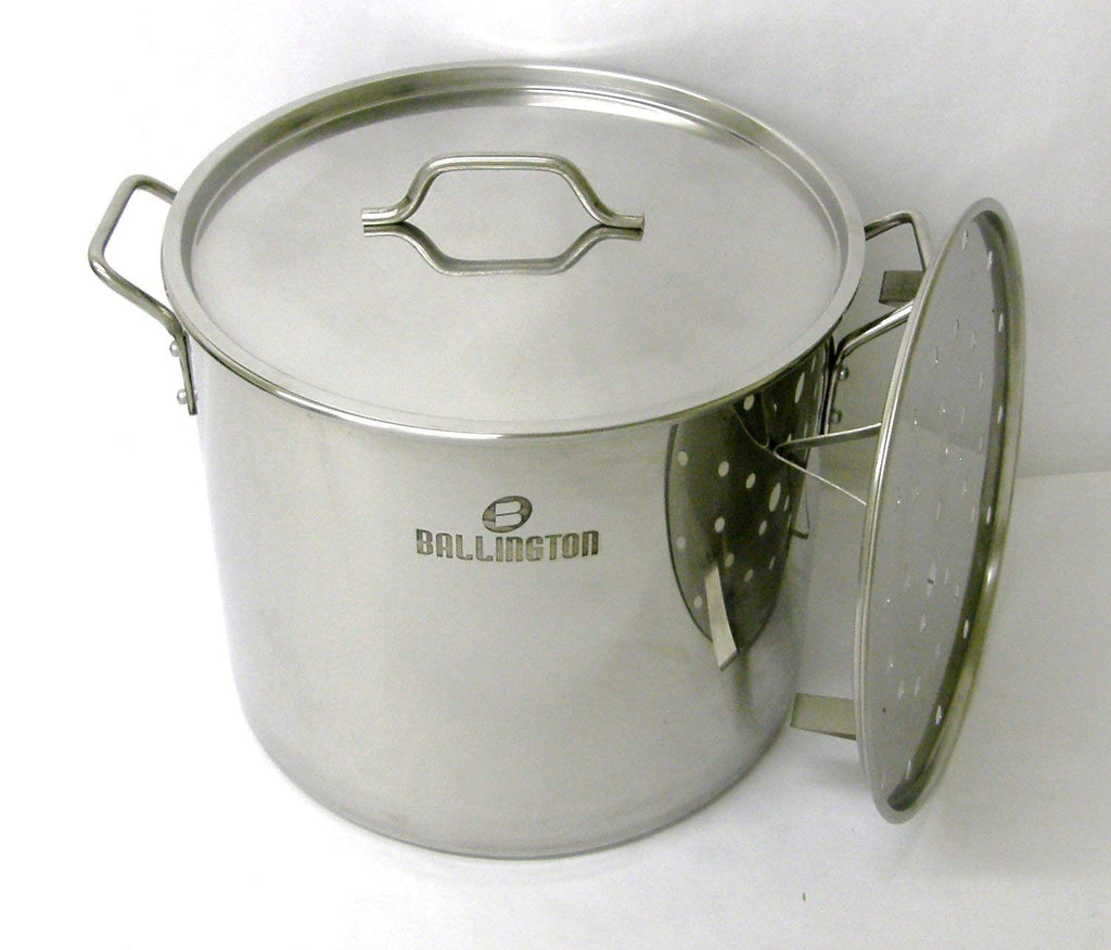 40 QT Stainless Steel Stock Pot E285896