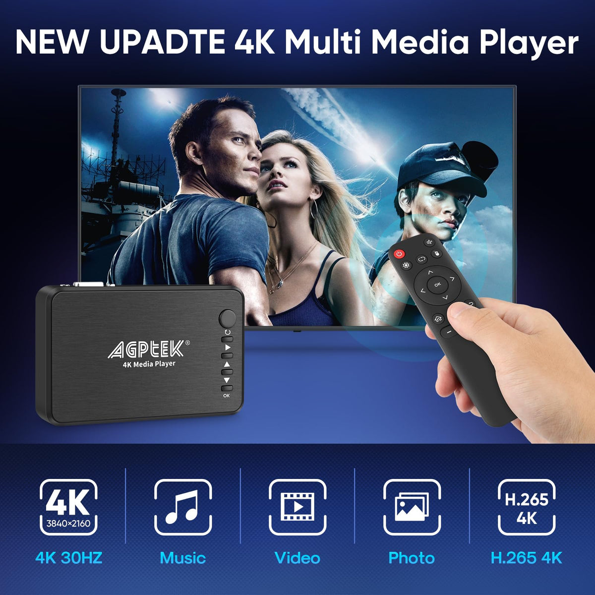 4K HDMI TV Media Player C4425