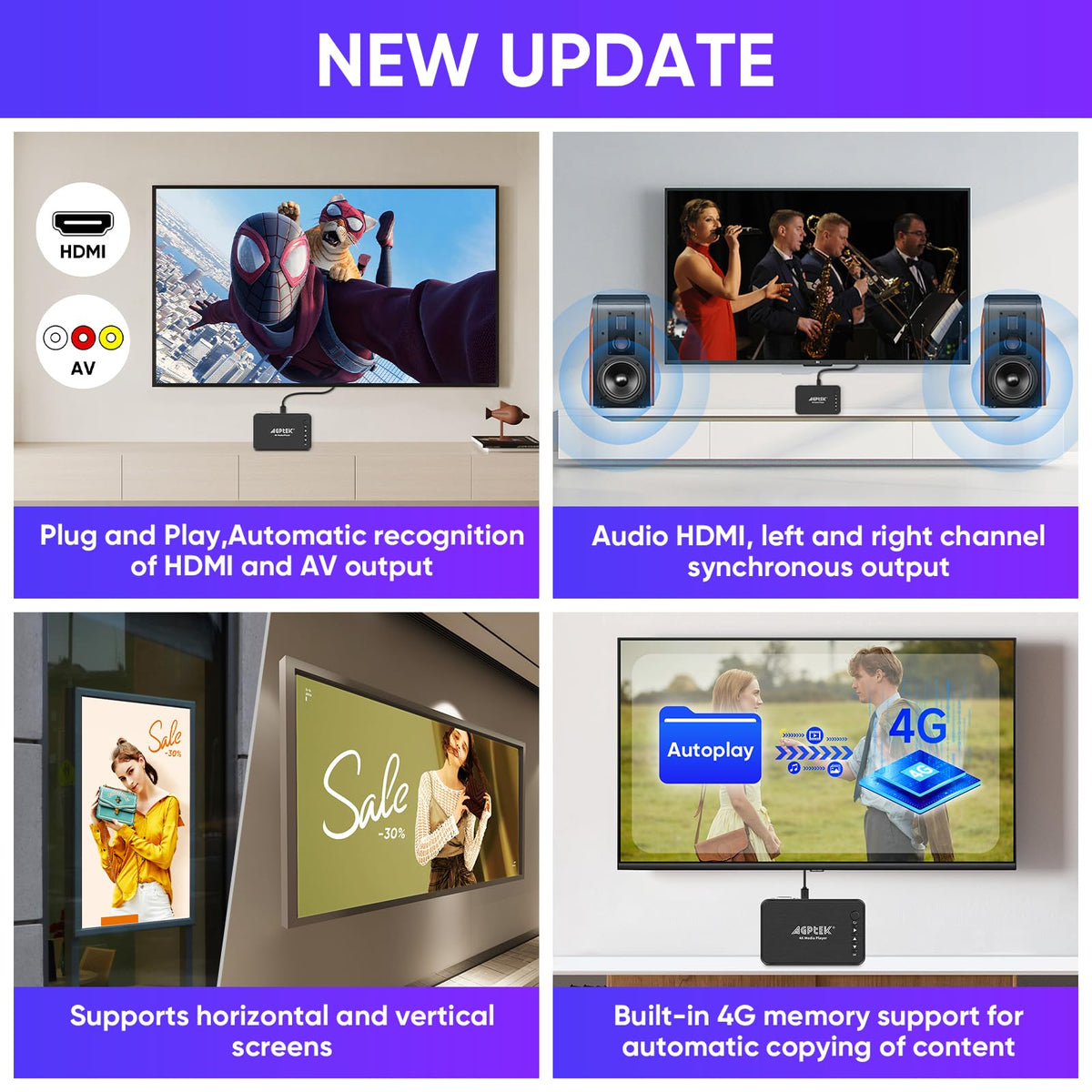 4K HDMI TV Media Player C4425