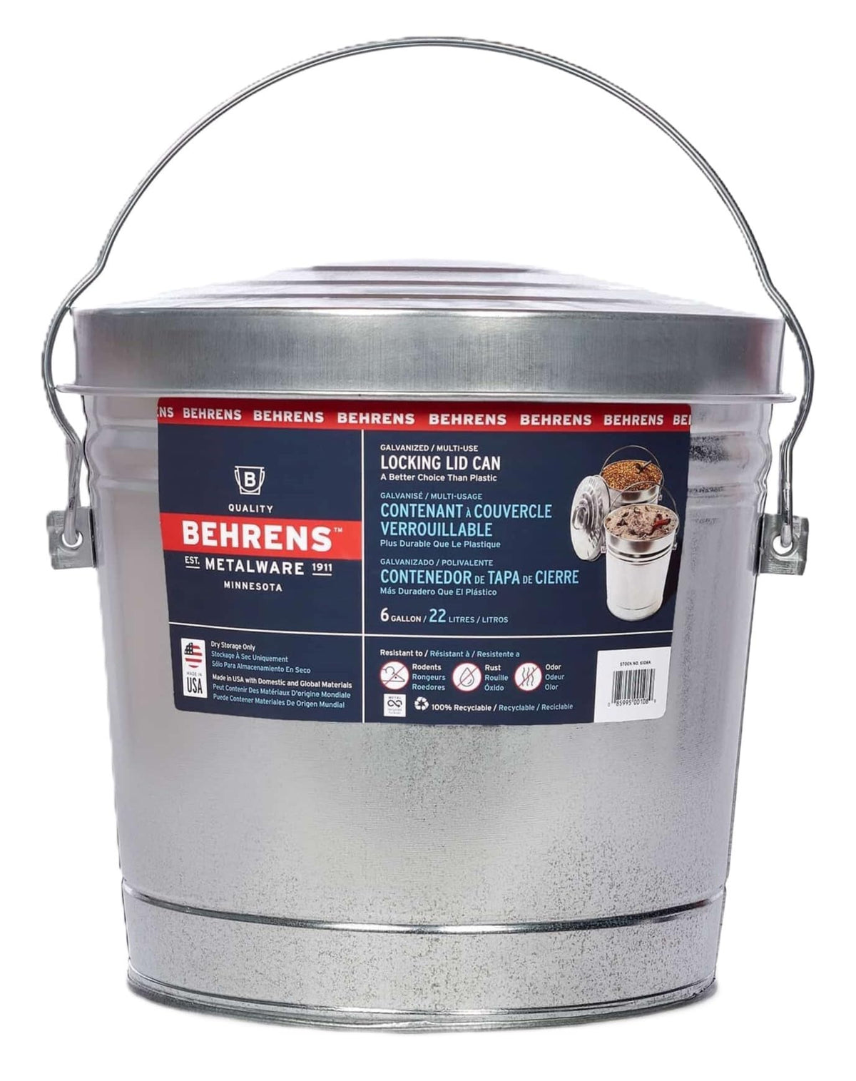 Replacement Lid for 6-Gallon Trash Can M37955