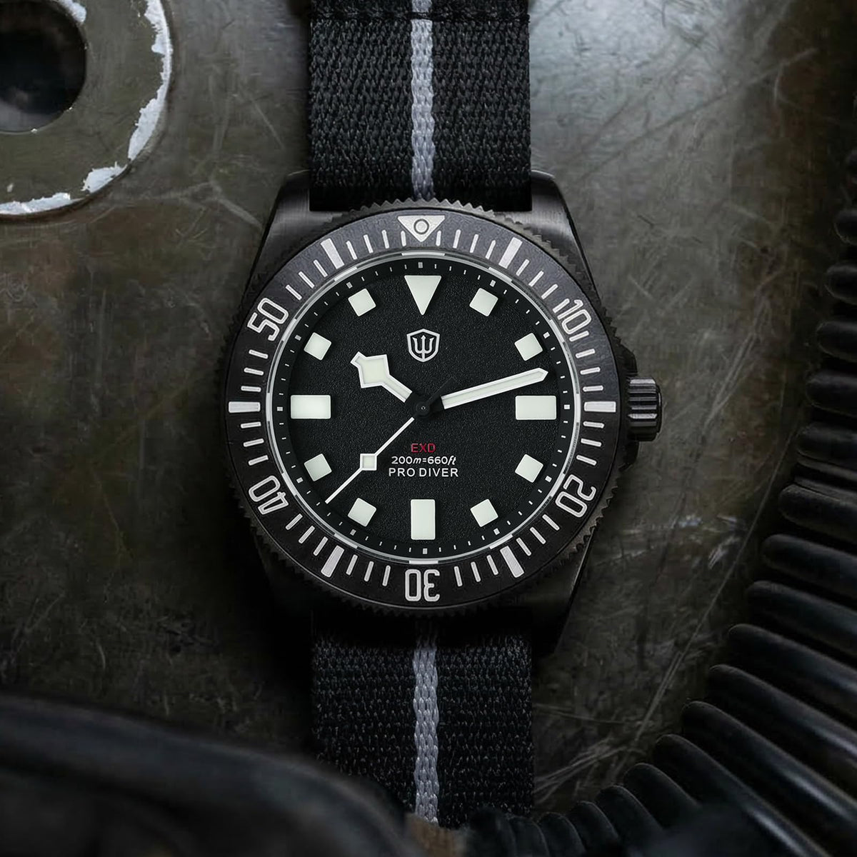 40mm Titanium Dive Watch T601055