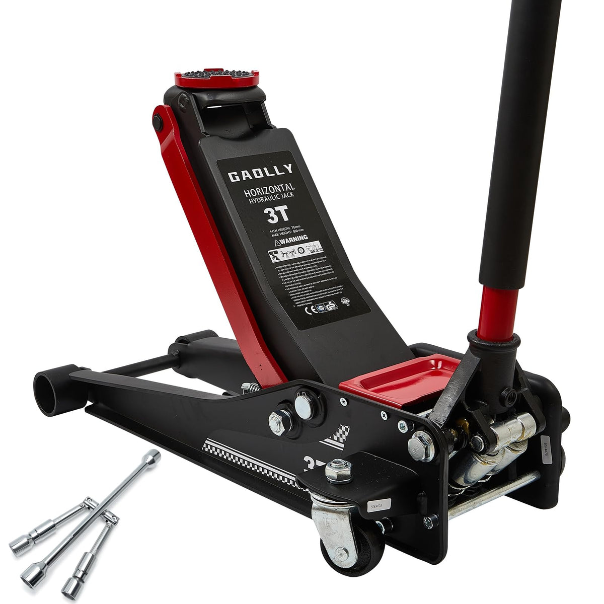 3 Ton Low Profile Steel Floor Jack H75194