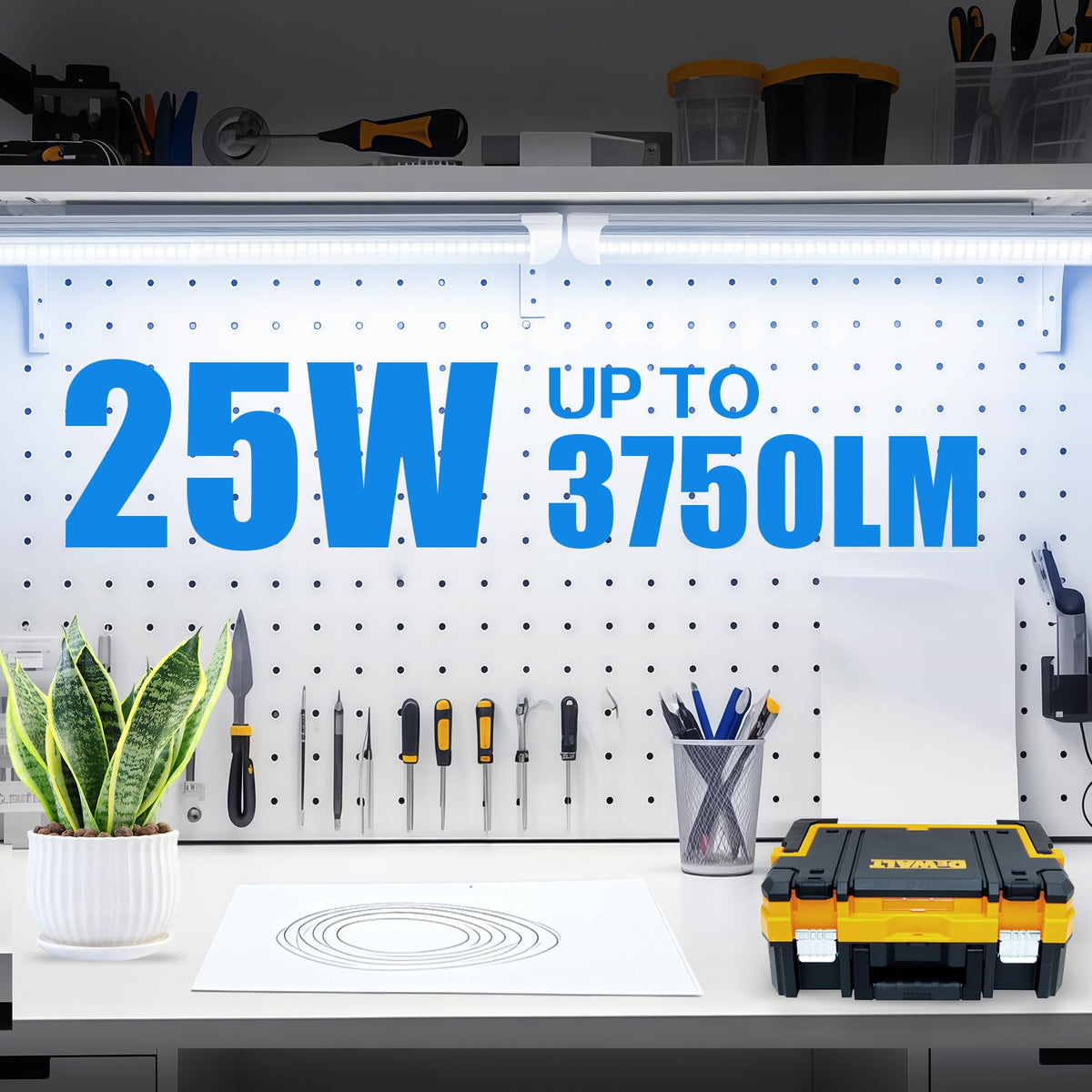 2FT 25W 3750LM 6500K Linkable LED Shop Light S30424