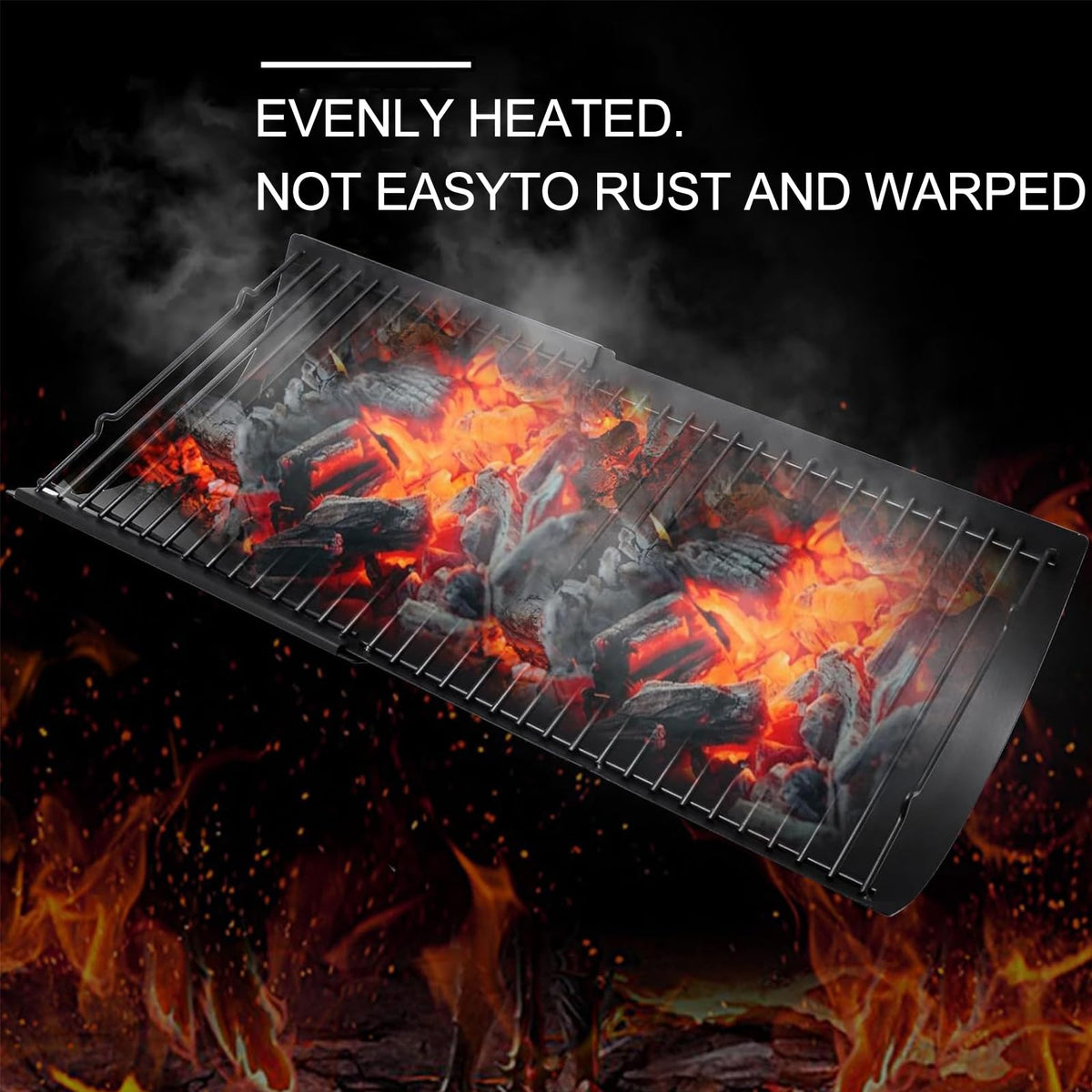 Adjustable Ash Pan Drip Pan with 2pcs Grate Hangers G329