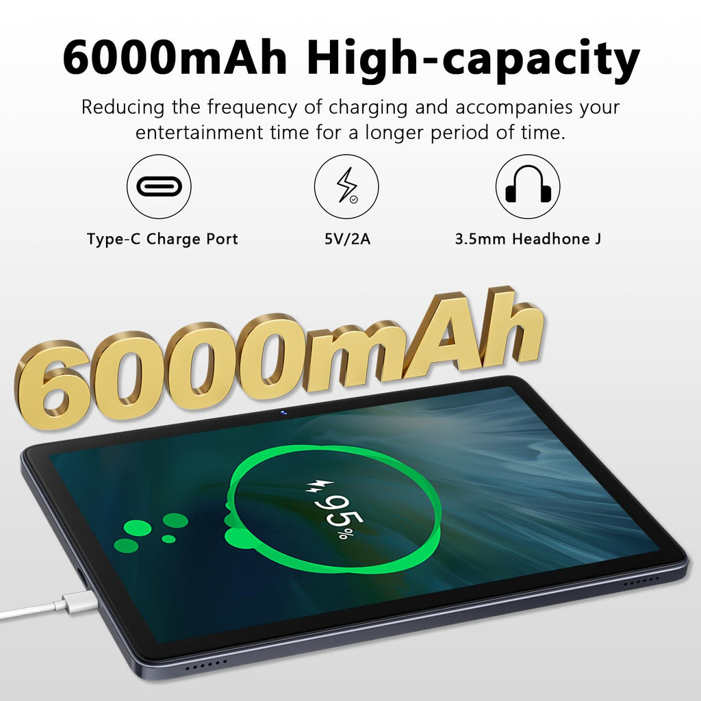 10 Inch Android 15 Tablet with Keyboard M967450