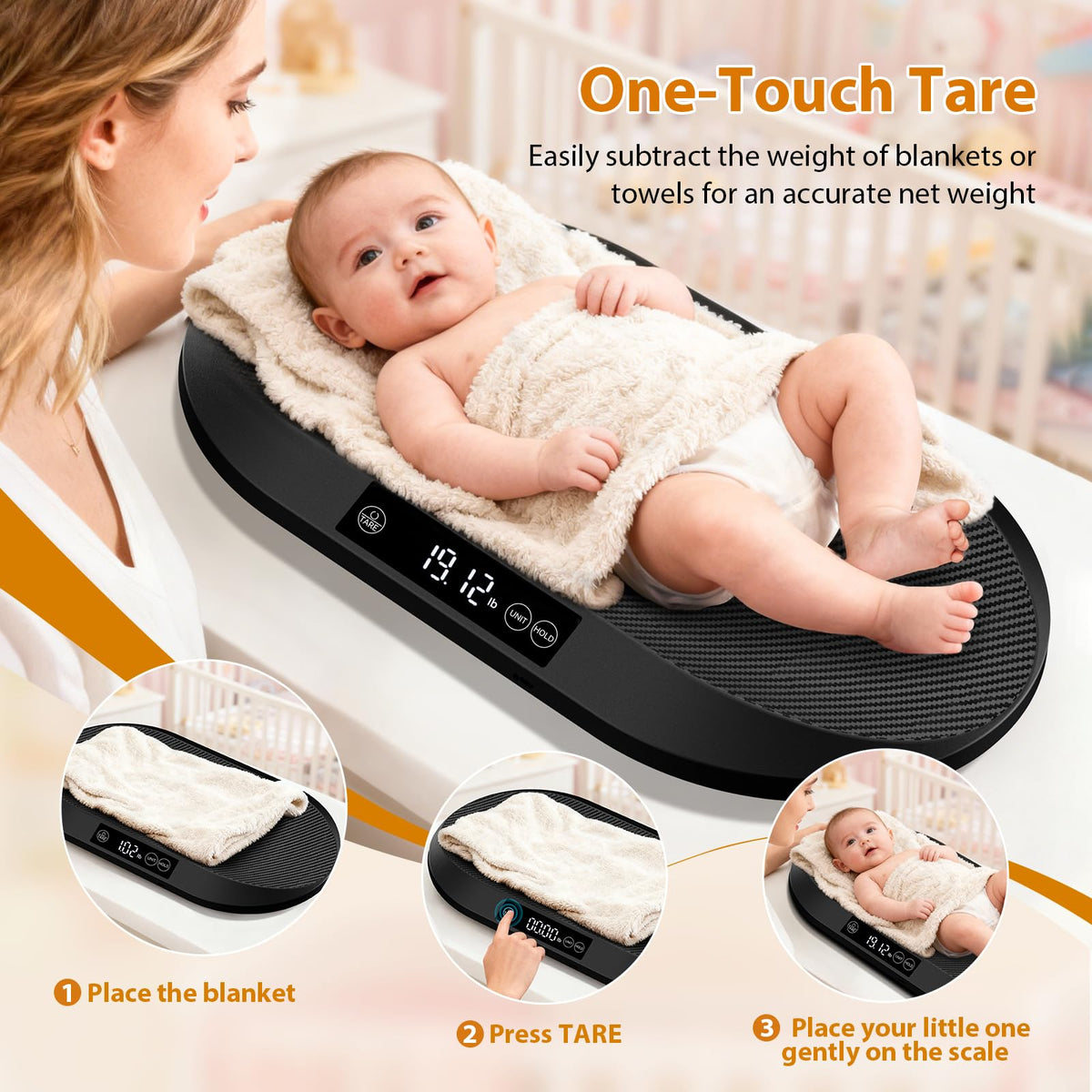 88lb Baby Scale with 60" Tape W16951