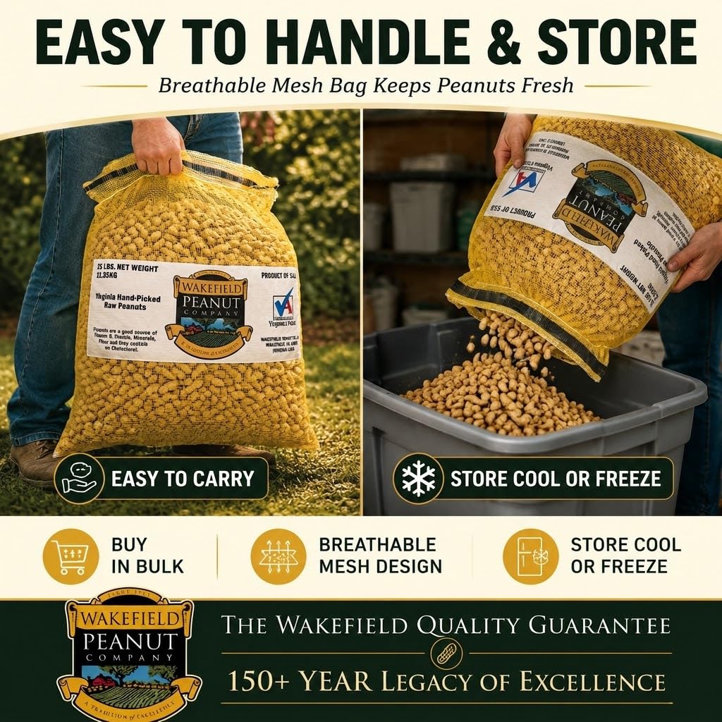 In-Shell Peanuts 25 LB Bag T140