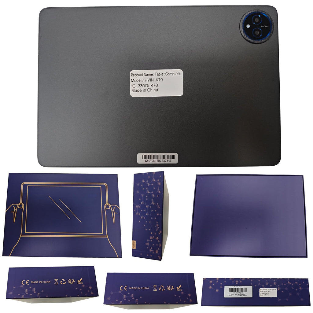 10 Inch Android 15 Tablet with Keyboard M967450