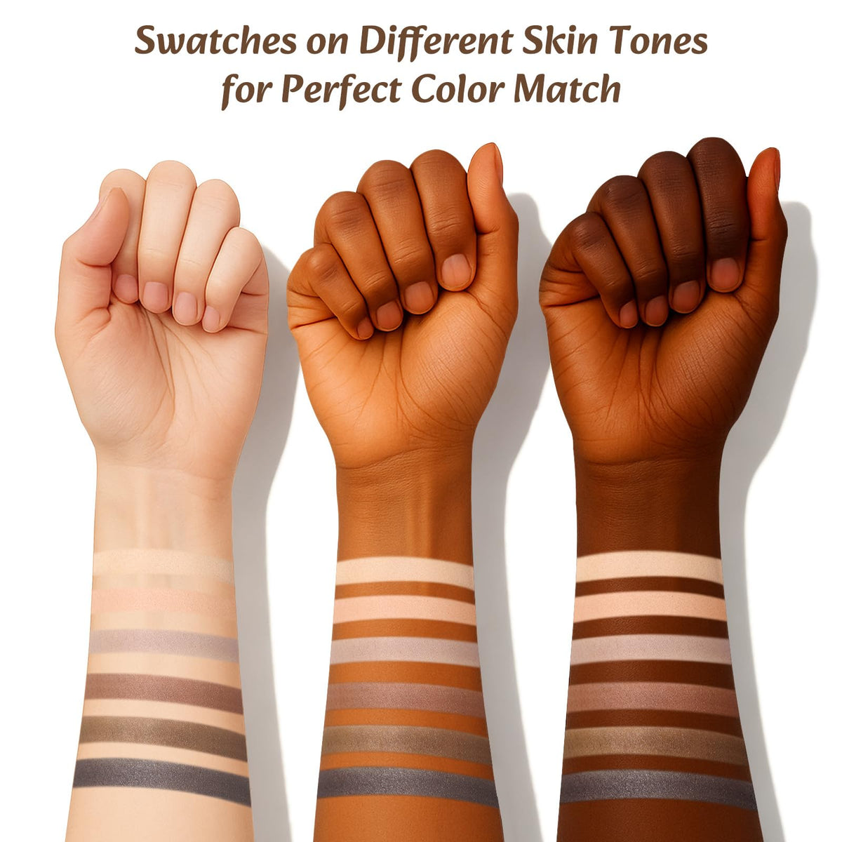 Nude Matte 6 Colors Mini Eyeshadow Palette with Mirror C443