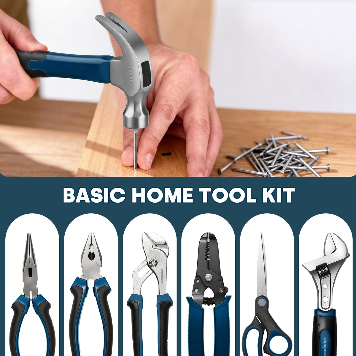 220 Pieces Blue Tool Set with Molded Storage Case I478801