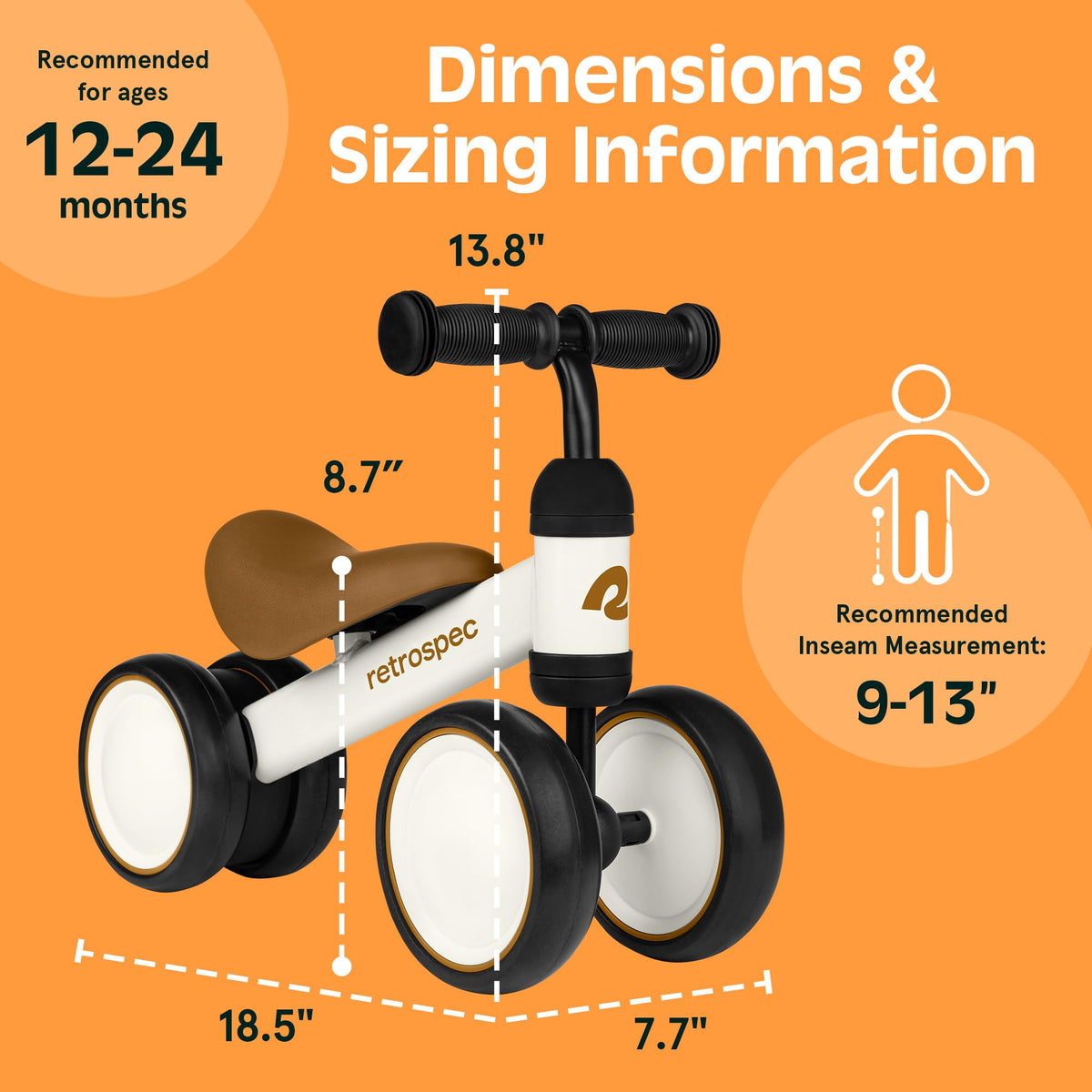 4-Wheel Baby Balance Bike N89020